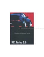 1994 PORSCHE 911 TURBO HARDCOVER BROCHURE DUITS, Boeken, Ophalen of Verzenden, Nieuw