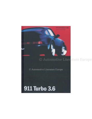 1994 PORSCHE 911 TURBO HARDCOVER BROCHURE DUITS, Boeken, Ophalen of Verzenden, Nieuw