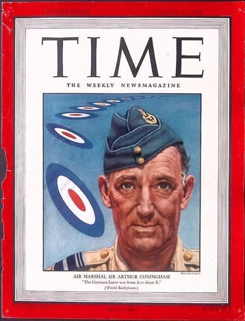 Cover Time Magazine1944 met Arthur Coningham (lijst optie), Verzenden, Foto of Poster