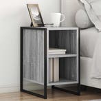 vidaXL Nachtkastje 2 pcs Grijs Sonoma 39.5 x 30 x 50 cm, Verzenden, Nieuw