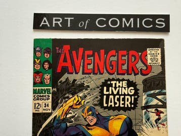 Avengers #34 - 1st Appearance Of The Living Laser - 1 Comic, Nieuw
