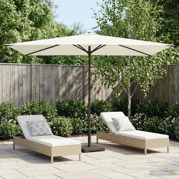vidaXL Tuinparasol 200 x 300 cm Polyester Rechthoekig, Verzenden, Nieuw