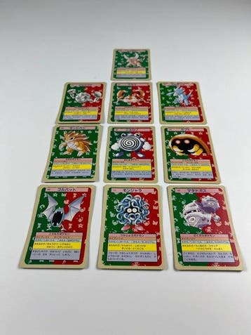 Pokémon Card - Pokémon Topsun 1995–1997 - 10 Cards Vintage, Nieuw
