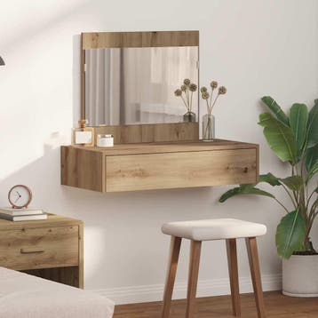 vidaXL Kaptafel Bruin 83 x 40 x 70 cm Bewerkt hout, Verzenden