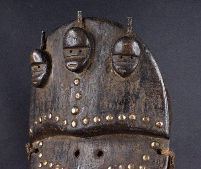 Inwijdingsmasker - Dan - Ivoorkust, Antiquités & Art, Art | Art non-occidental
