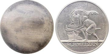 Medaille 1986 Duitsland Probe einseitig Schadowfries Schm..., Verzenden, België