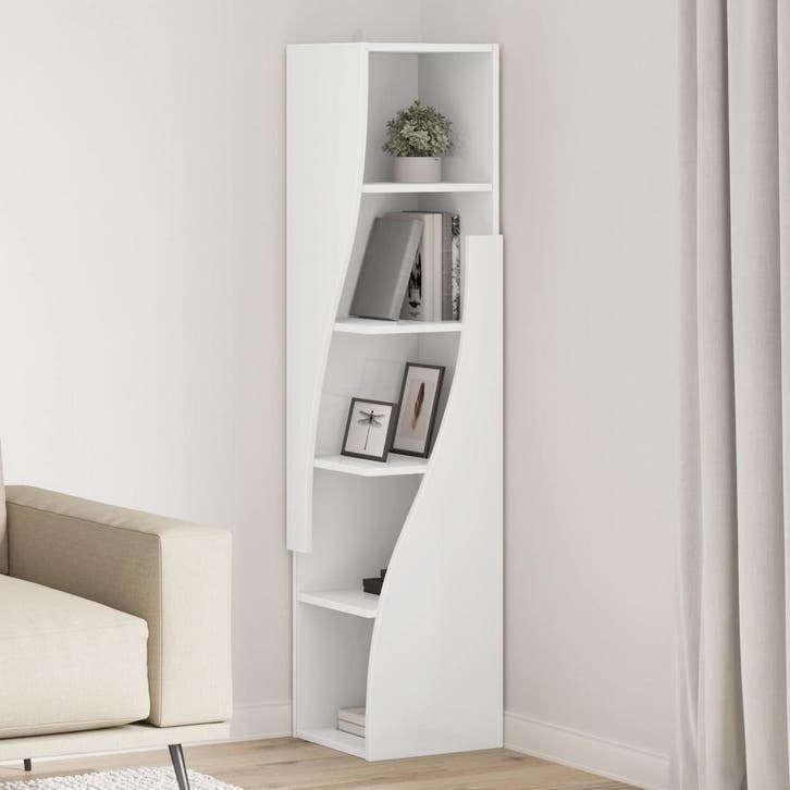 vidaXL Hoekkast 32x32x140cm Bewerkt hout, Huis en Inrichting, Kasten | Overige, Nieuw, Verzenden