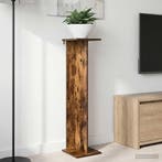 vidaXL Plantenstand 2 pcs Gerookte Eik 25 x 25,5 x 100,5 cm, Verzenden