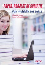Paper, project of scriptie 9789033489822 Hilde Meysman, Verzenden, Gelezen, Hilde Meysman