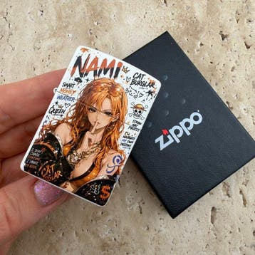 Zippo - Nami Inspired Anime Design – Cat Burglar Pirate Girl