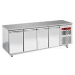 Bakkerij Koelwerkbank | Energiezuinig | 760L | 4 Deuren, Verzenden