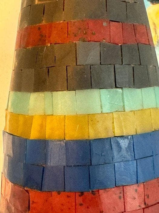 Plafondlamp (2) - Messing, epoxyhars, Antiek en Kunst, Antiek | Verlichting