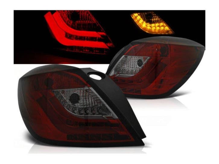 LED achterlicht units Red Smoke geschikt voor Opel Astra H, Auto-onderdelen, Verlichting, Nieuw, Opel, Verzenden