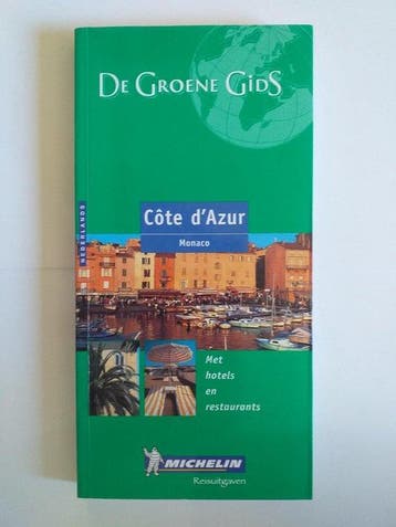 De Groene Gids Cote d'Azur Monaco (met hotels en, Verzenden, Nieuw