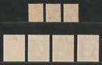 Curaçao 1929/1947 - Twee betere complete series - NVPH, Gestempeld