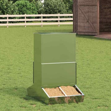 vidaXL Varkensvoeder Zilver 82 x 51 x 91,5 cm 20 kg Gegevens, Verzenden, Nieuw