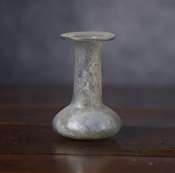 Roman Glas Unguentarium, glas - 10.3 cm