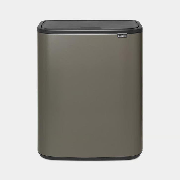 Brabantia Bo Touch Bin Prullenbak 60L — gebruikt, Maison & Meubles, Accessoires pour la Maison | Autre, Envoi