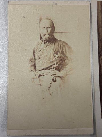 . - Giuseppe Garibaldi et Marie Charles Adelbert Le barbier