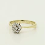 Bague - 14 carats Or jaune, Or blanc Diamant (Naturelle), Bijoux, Sacs & Beauté