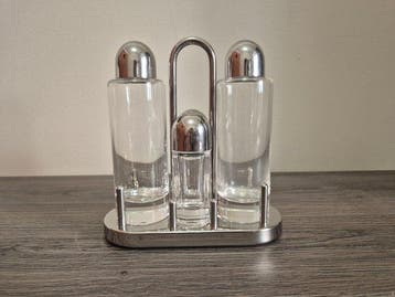 Alessi - Ettore Sottsass - Olie-en-azijnstelletje - 5070 -, Antiek en Kunst