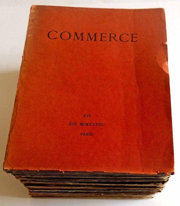 Revue Commerce — 8 cahiers (I, III, X, XI, XII, XIV, XV,, Antiquités & Art, Antiquités | Livres & Manuscrits