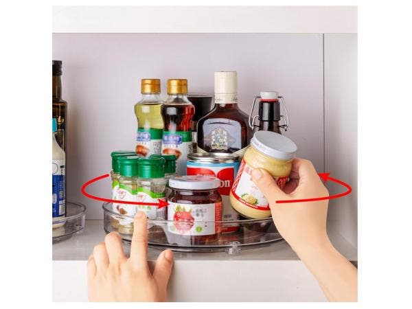 Veiling - Famhap Lazy Susan Draaiplateau, koelkastorganizer,, Huis en Inrichting, Keuken | Keukenbenodigdheden, Gebruikt