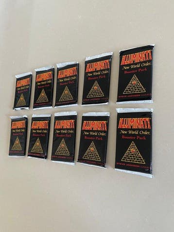 Steve Jackson Games - 10 Booster pack - “Illuminati New, Nieuw