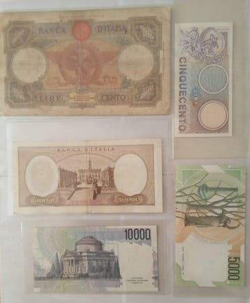 Italië. - 23 banknotes - various dates (Zonder minimumprijs)