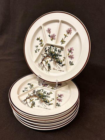 Villeroy & Boch - Tafelservies (6) - - Piatti da Fonduta