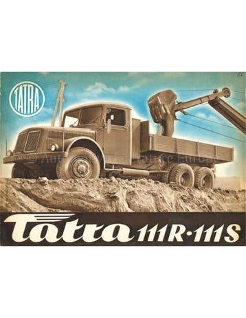 1956 TATRA 111R | 111S VRACHTWAGEN BROCHURE GERMAN, Nieuw