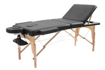 Zwarte Massagetafel | 185x70cm | A-kwaliteit | Beste Prijs, Services & Professionnels, Bien-être | Autre