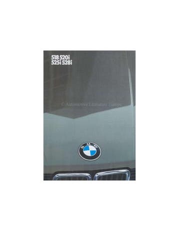 1982 BMW 5 SERIE BROCHURE DUITS
