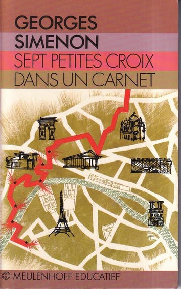 Sept petites croix dans un carnet / Meulenhoff tekstedities, Verzenden, Georges Simenon