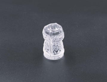 Decoratief ornament - Lalique - Frankrijk - Champagnekurk