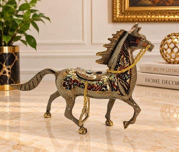 sculptuur, Hnadcrafted Horse Sculpture Decorative Figurine -