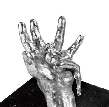Lorenzo Quinn (1966) - sculptuur, Confianza - 23 cm -, Antiek en Kunst