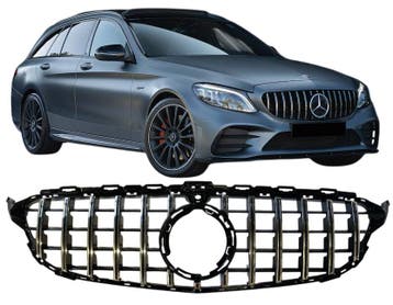 Grill | geschikt voor Mercedes-Benz C-Klasse 2018-2021 | W20, Verzenden, Nieuw, Mercedes-Benz