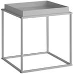 tectake Bijzettafel Cambridge 40x40x44cm - grijs, Verzenden, Nieuw