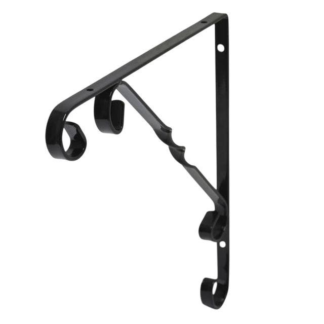 Duraline - Plankdrager - Ornament Zwart - Metaal - 25x25cm, Collections, Collections Autre, Envoi