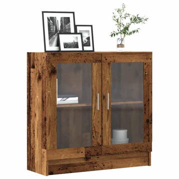 vidaXL Boekenkast 82,5x30,5x80 cm bewerkt hout oud, Verzenden