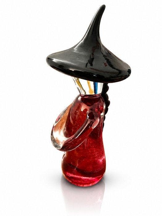 Murano - Archimede Seguso - Statuette, Homme Chinois - 19 cm, Antiek en Kunst, Curiosa en Brocante