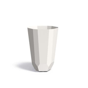 Aluminium bloempot Facet Ø65x100cm - Met bodem, Tuin en Terras, Rond, Nieuw, Metaal, 60 tot 100 cm