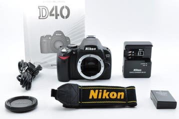 Nikon D40  AF-S Nikkor 4-5.6/55-200mm G ED VR DX [#1490, Audio, Tv en Foto, Nieuw