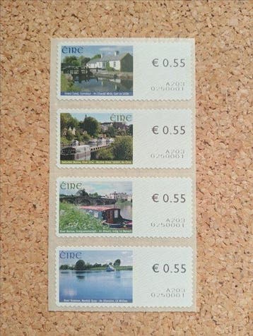 Ierland 2008/2025 - SOARs (Stamps on a Roll) Selectie van, Gestempeld