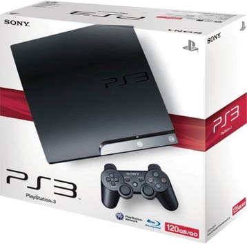 Playstation 3 Slim 120GB + Controller in Doos, Games en Spelcomputers, Spelcomputers | Sony PlayStation 3, Ophalen of Verzenden