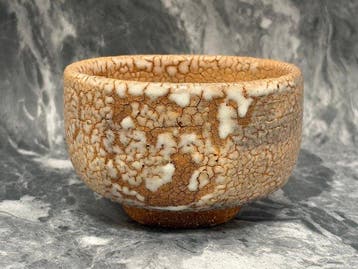 Kyoyama Yamamoto - Chawan - Keramiek - Hagi Ware Theeschaal