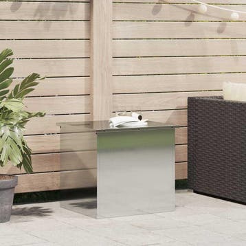 vidaXL Tuinkussens opbergdoos Gegalvaniseerd staal 55 x 50,5, Verzenden, Nieuw