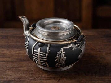 Theepot - Tin, Antiek en Kunst