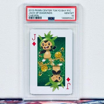 Pokémon Graded card - CHESPIN JACK OF DIAMONDS POKEMON, Nieuw